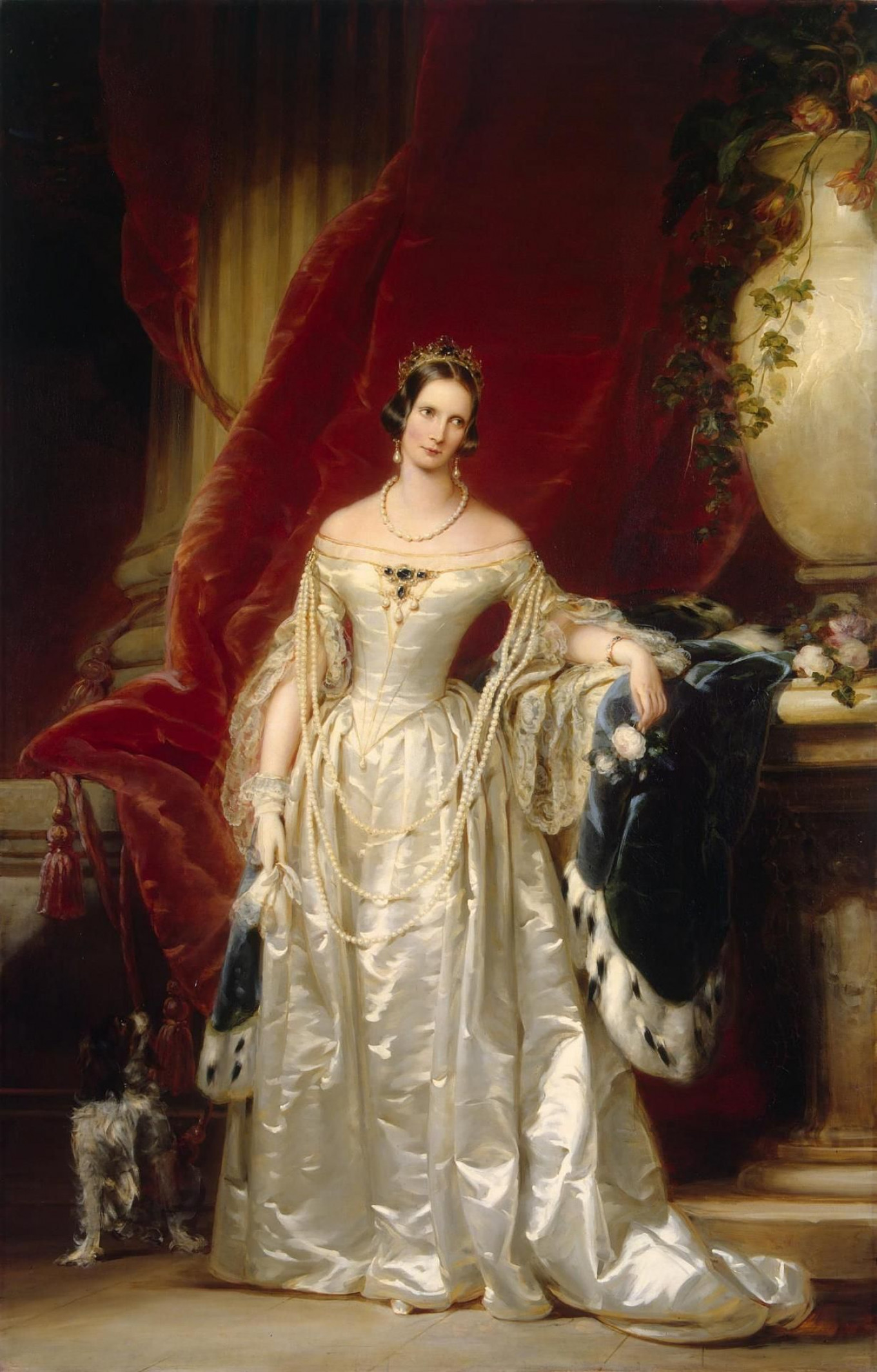 
					Alexandra Fyodorovna (Charlotte), 1840s, by C. Robertson					 					Hermitage Museum				