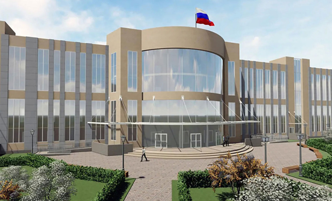 
					The administration building for the new mega-prison.					 					Federal Penitentiary Service for the republic of Buryatia				