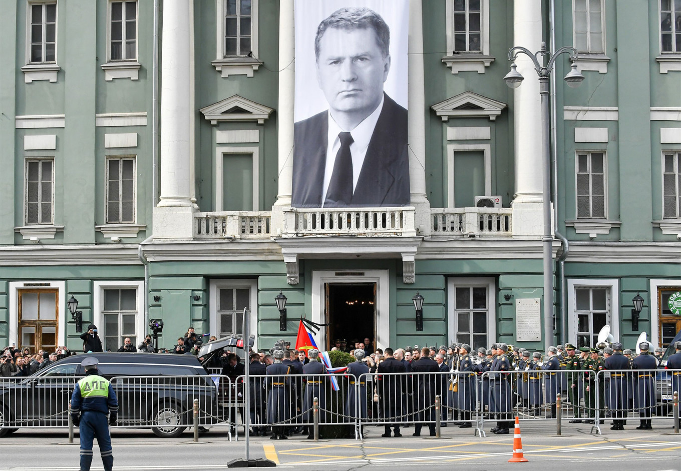 
					Funeral ceremony for Vladimir Zhirinovsky.					 					Sergei Kiselev / Moskva News Agency				