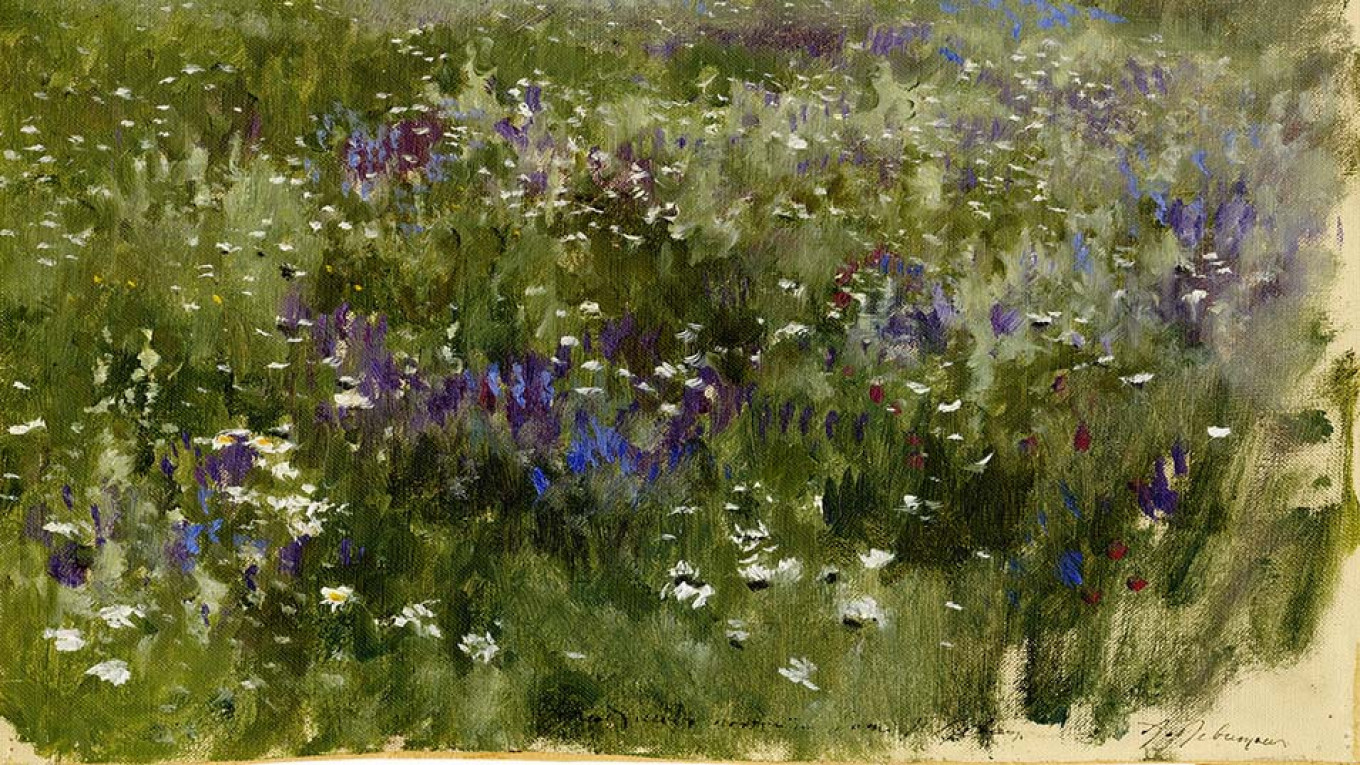 
					"Field in Bloom" by Isaac Levitan					 					Courtesy of the Jewish Museum and Tolerance Center				