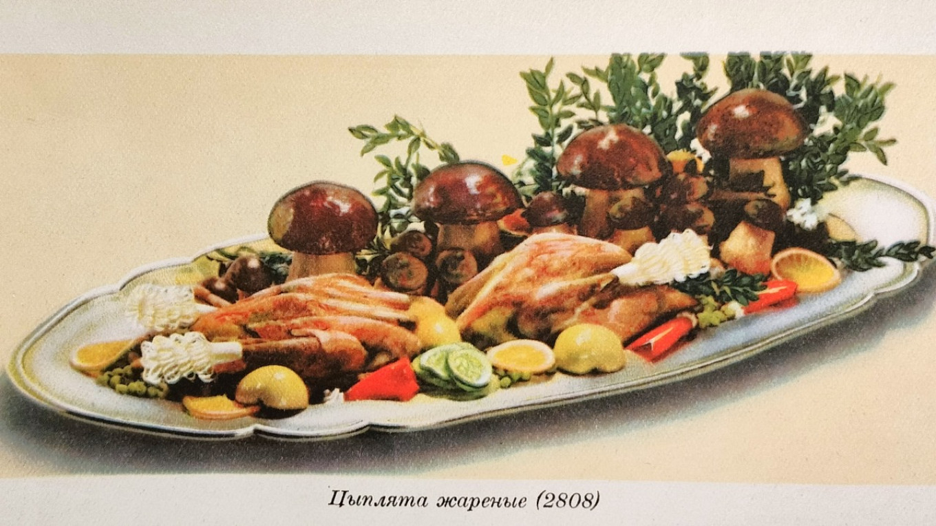 
					Fried chicken from the book "Culinary Arts" 1955)					 					Olga and Pavel Syutkin				