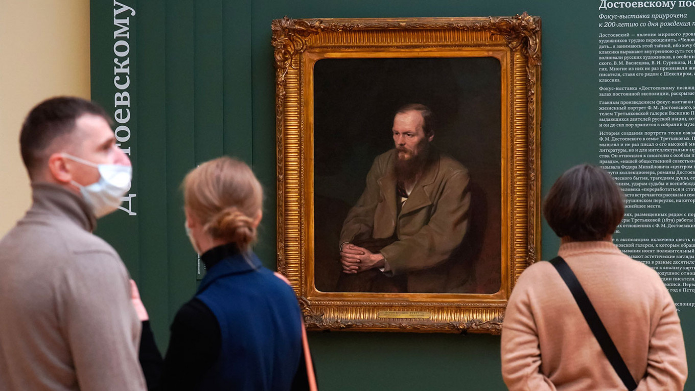 
					The exhibition "Dostoyevsky Dedicated" at the Tretyakov Gallery.					 					Alexander Avilov / Moskva News Agency				