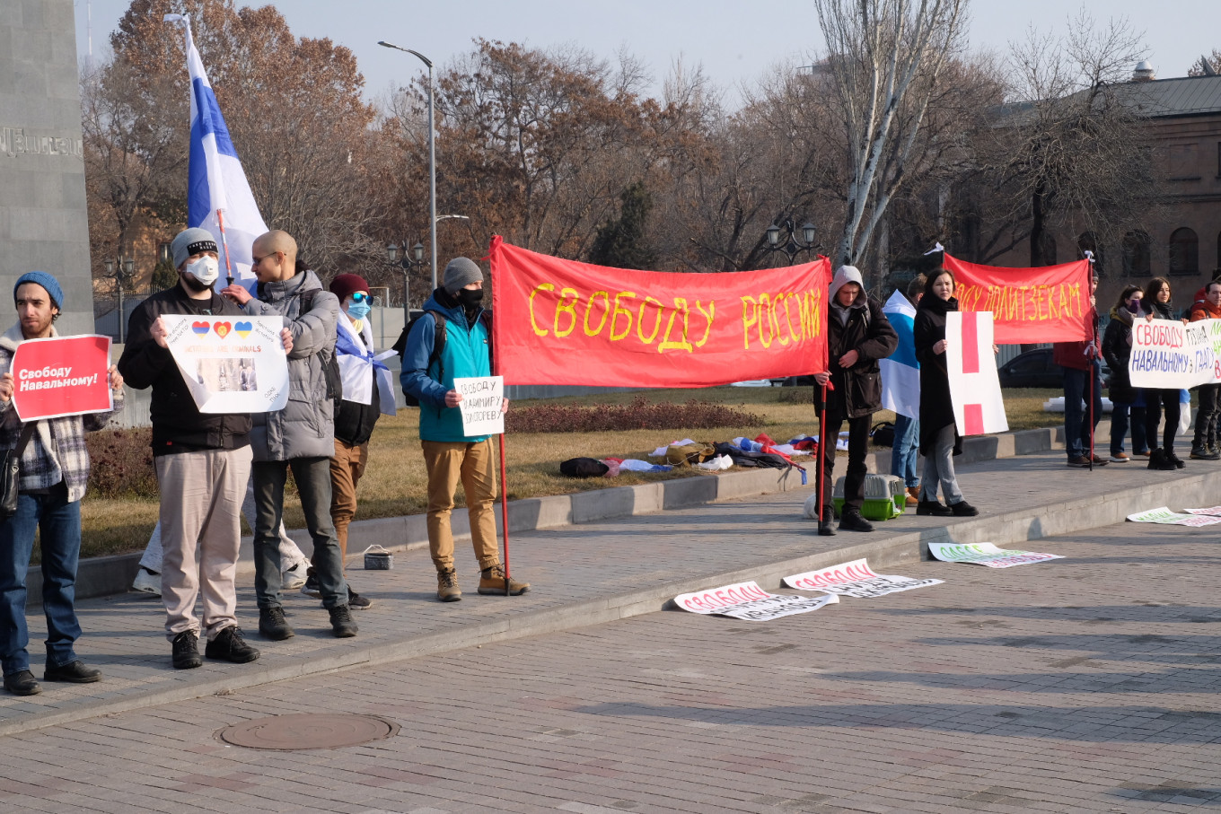 
					Pro-Navalny proteters in Yerevan 					 					Anastasia Tenisheva				