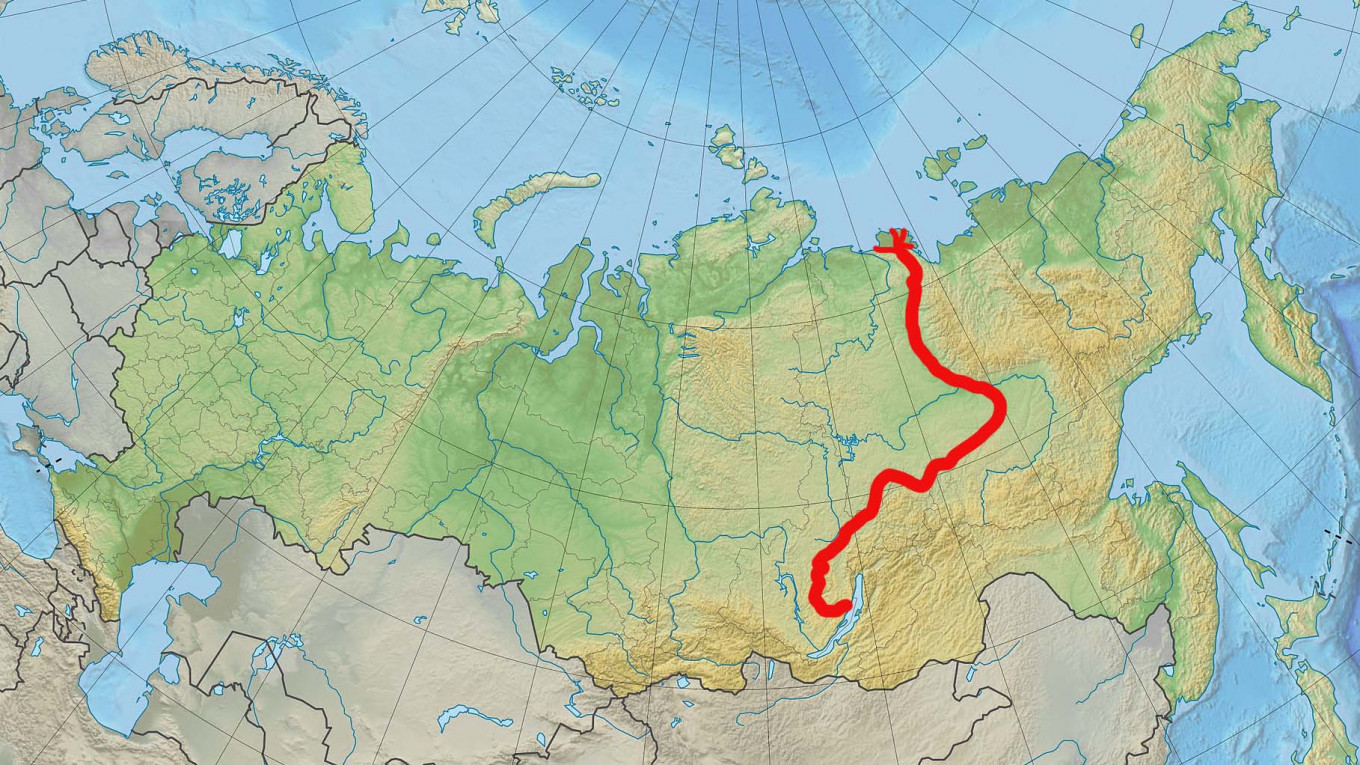 The Lena River Google Maps