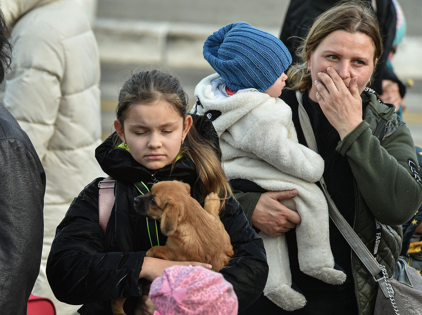 
					Evacuation of people from Russian-occupied areas of Kherson region. 					 					EPA / TASS				