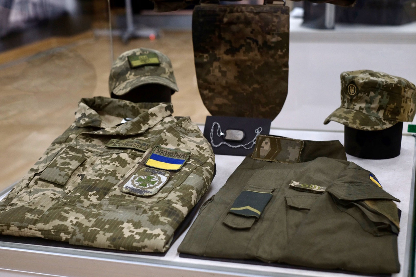 
					Ukrainian military uniform.					 									