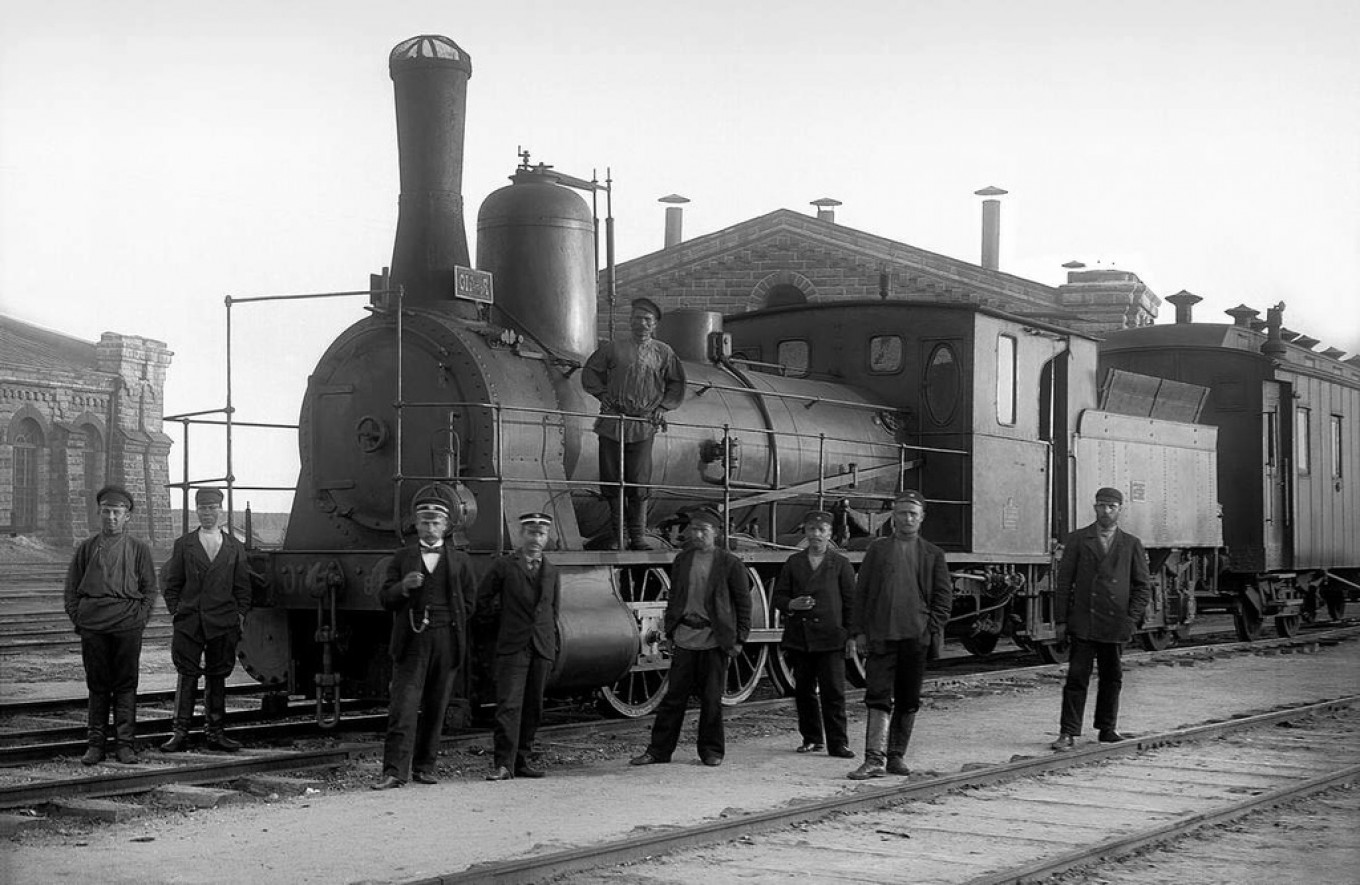 proyek stasiun kereta api Nikolaevsky1917