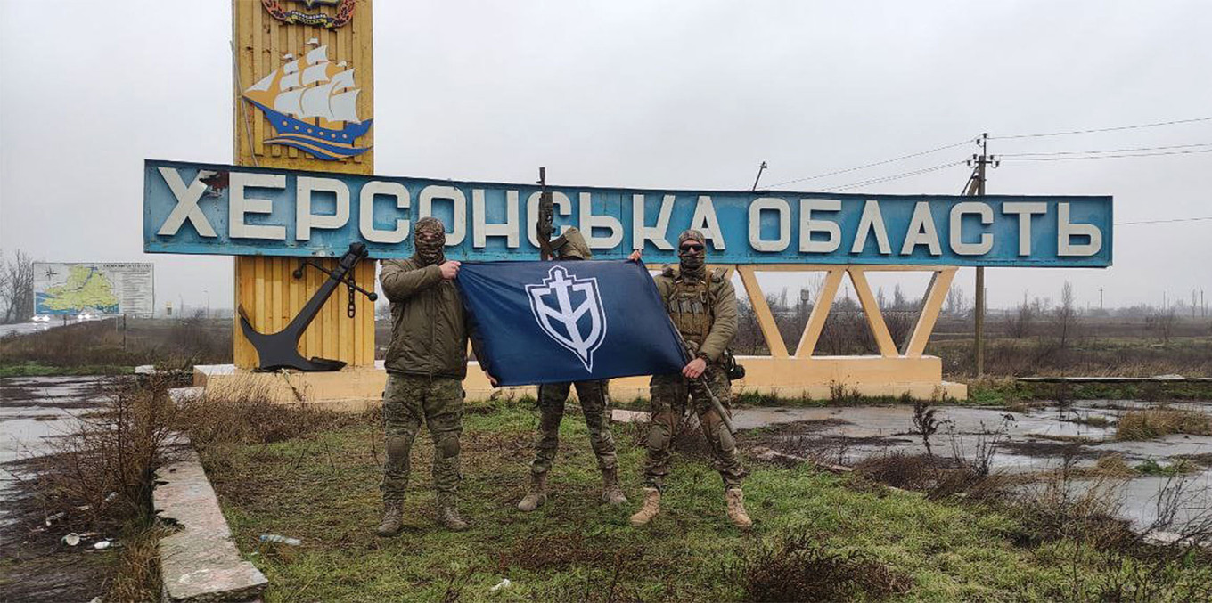 
					Fighters with the Russian Volunteer Corps					 					t.me/russvolcorps				