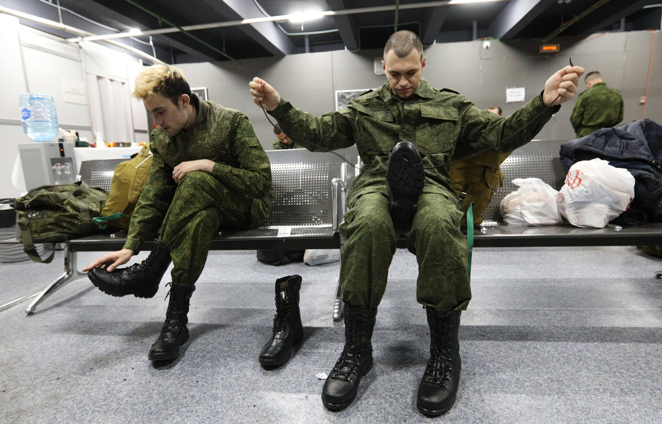 
					Mobilization in 2022.					 					Kirill Zykov / Moskva News Agency				