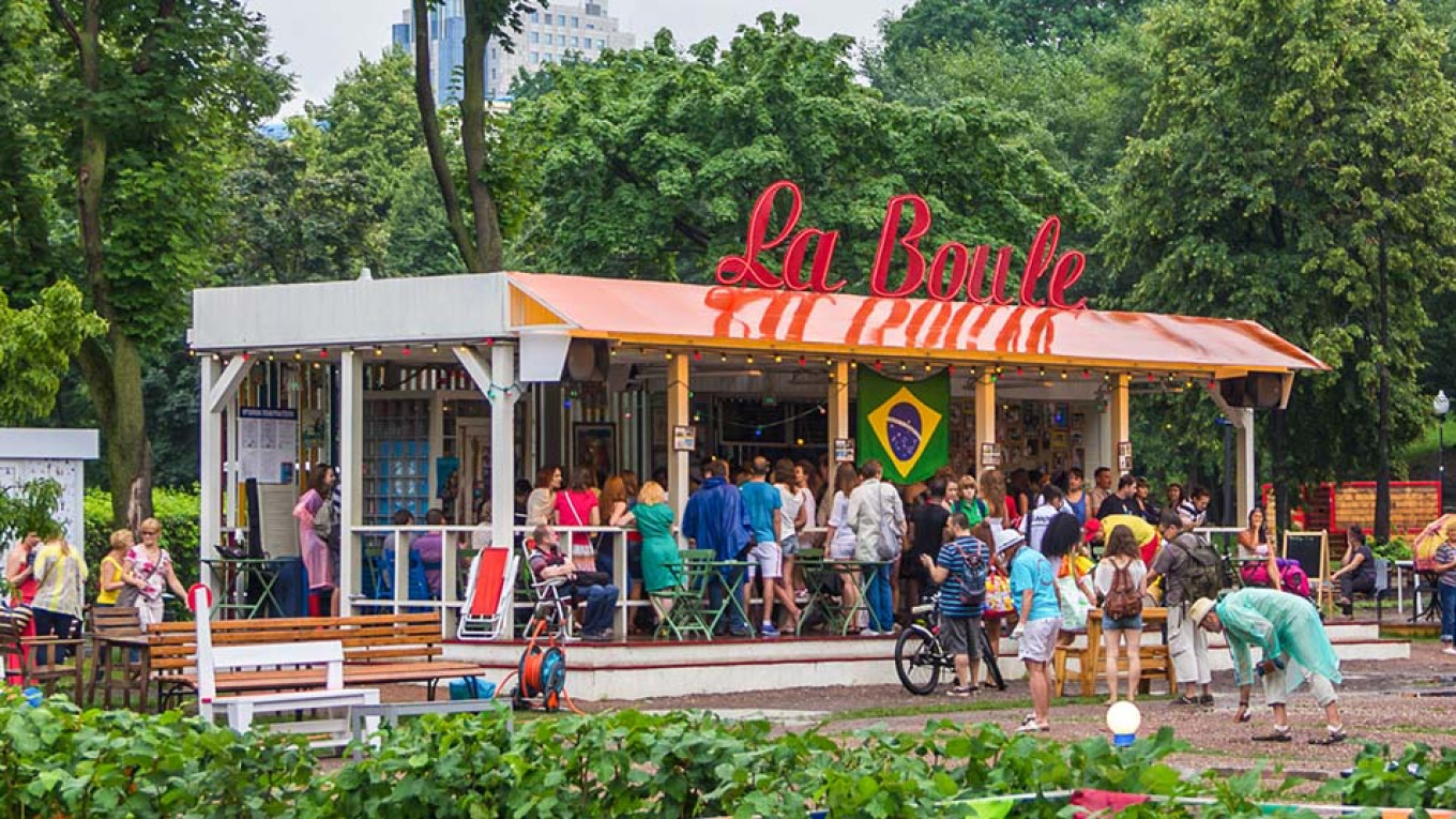 La Boule cafe Gorky Park Moscow