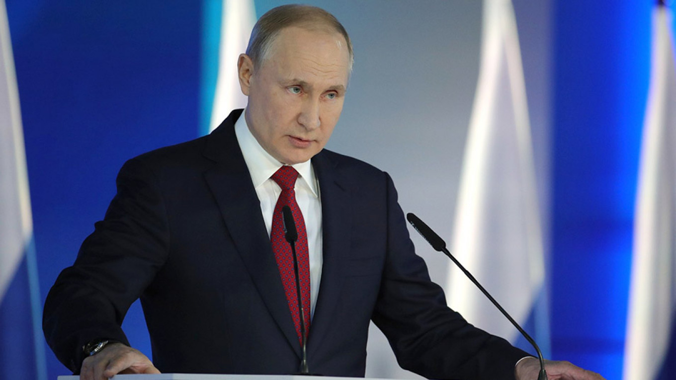 Putin Proposes Giving Parliament Power to Choose Russian PM