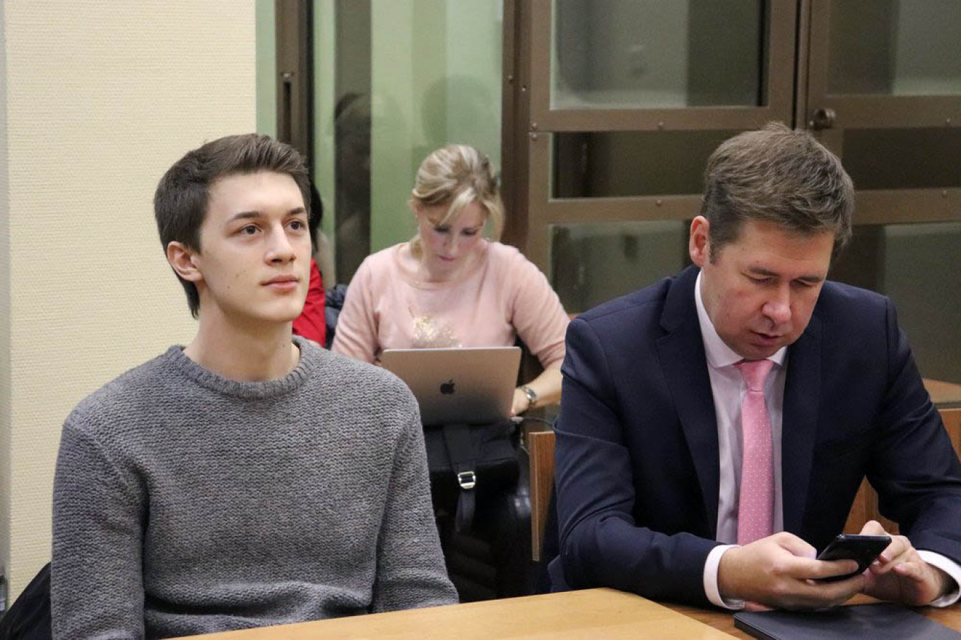 
					The trial of Yegor Zhukov, a 21-year-old student, became a cause celebre during Moscow's protests this summer.					 					Moskva News Agency				