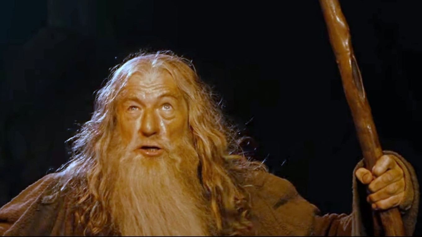 
					"Thou shall not pass!"					 					Still from "The Lord of the Rings"				