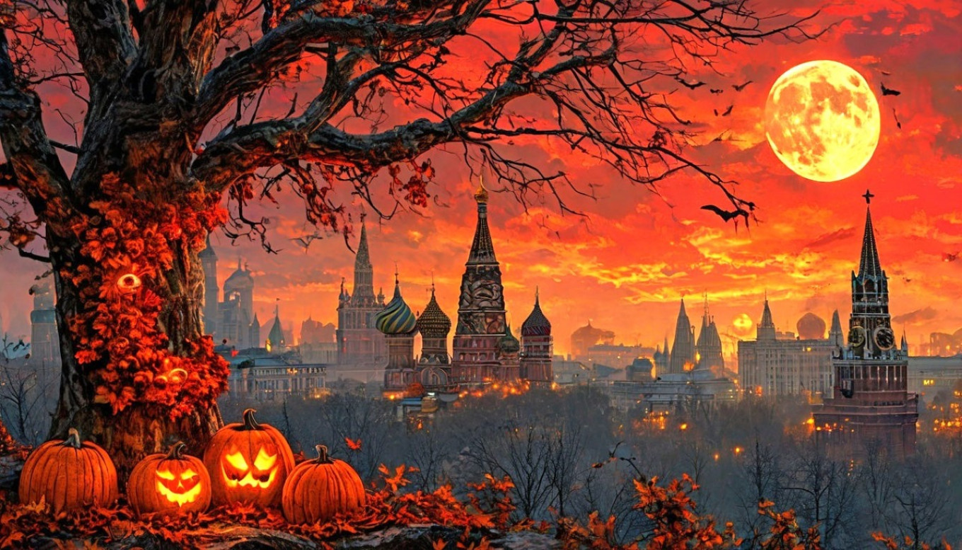 
					Terrifying pumpkins are taking over Moscow — at least this is how artificial intelligence and Russian deputies see Halloween in the Russian capital.					 					Courtesy of authors				