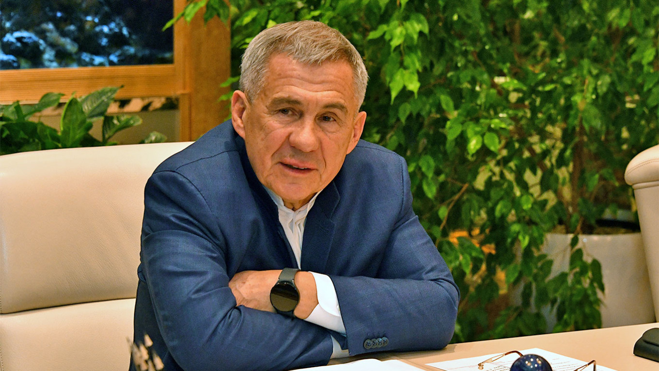 
					Rustam Minnikhanov, the head of the republic of Tatarstan.					 					rais.tatarstan.ru				