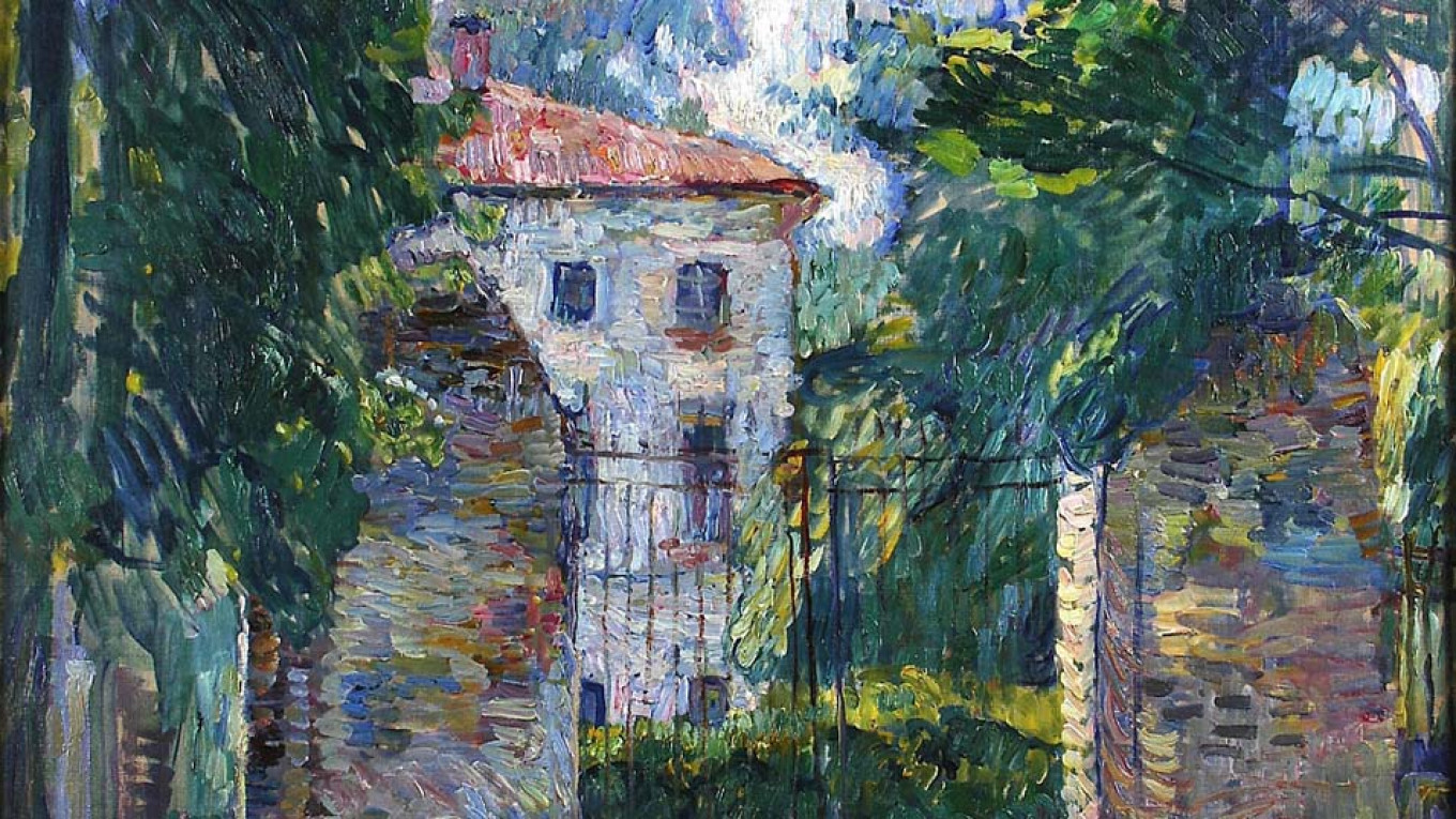 
					"House in Belkino" by Pyotr Konchalovsky, 1907 					 					Courtesy of the Museum of Russian Impressionism				