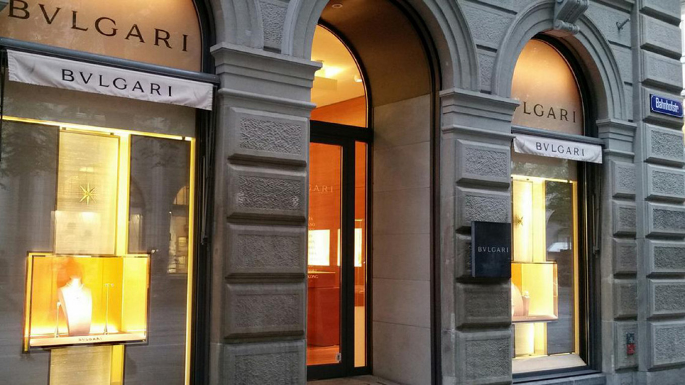 
					The Bulgari shop on Bahnhofstrasse, where Volkova claims Zyuzin bought her a jewelry set worth more than $800,000.					 					Bulgari				