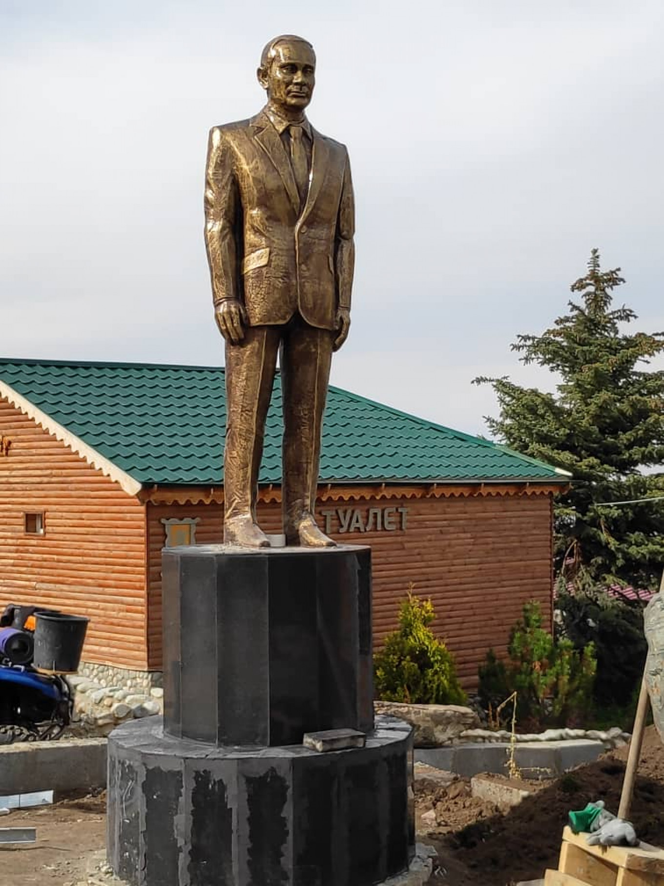 Image result for Kyrgyzstan Ski Resort Unveils $1.2 Million Vladimir Putin Statue: 'I Didn't Know How to Express My Gratitude'