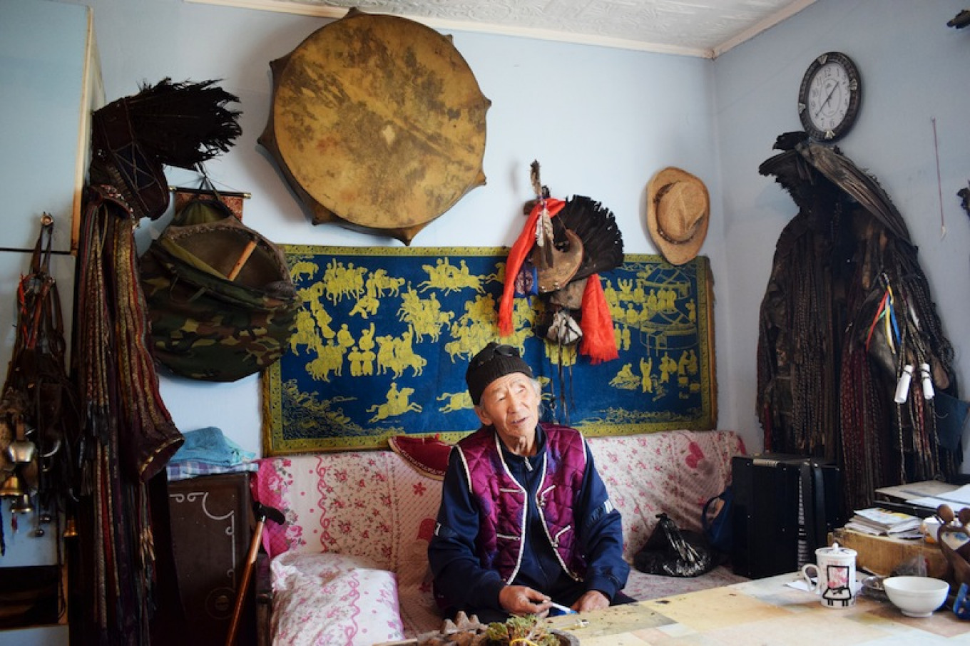 
					 Many shamans gave up the practice during the Soviet era, but Shamanism never fully died out in places like Tuva.					 					Bradley Jardine				