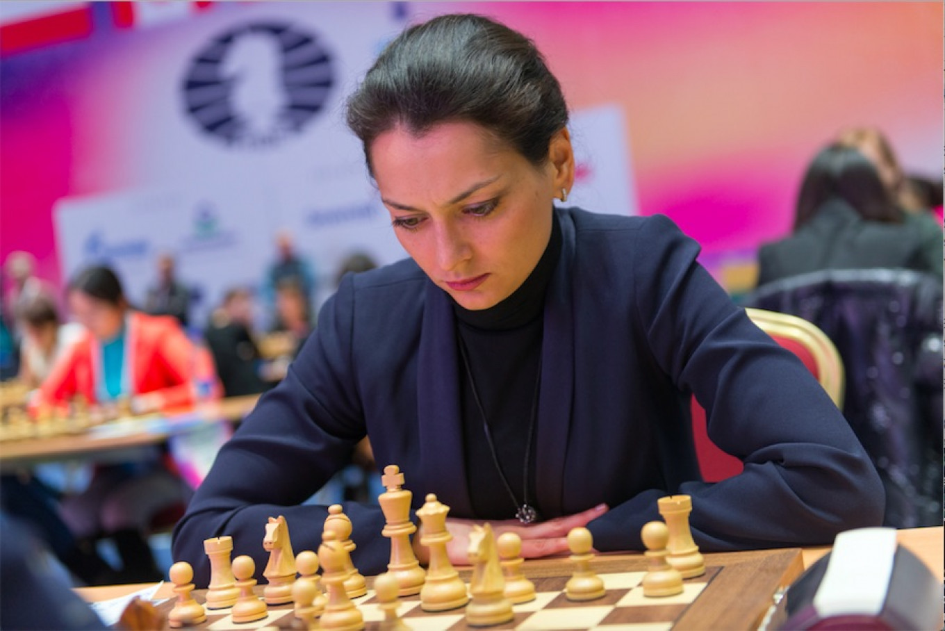 
					Alexandra Kosteniuk, 2015					 					Artur Lebedev / TASS				