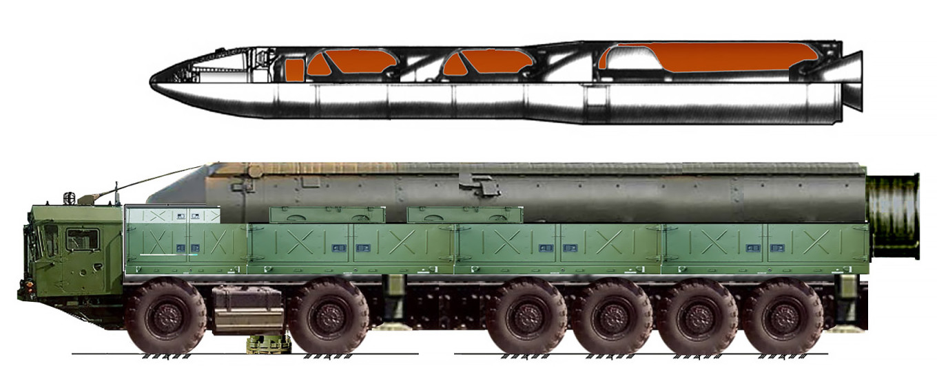 
					Presumed look of the RS-26 Rubezh missile system. 					 					militaryrussia.ru				