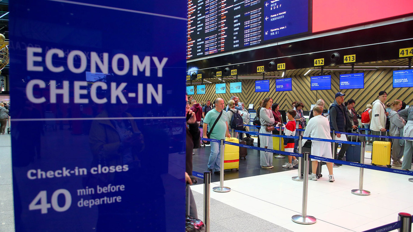 
					Moscow's Sheremetyevo Airport.					 					Sergei Vedyashkin / Moskva News Agency				