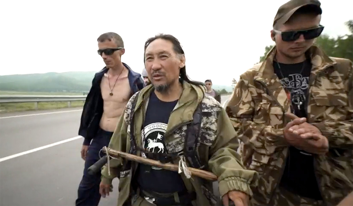 
										 					A still from the BBC documentary "From Yakutia to Moscow: The Way of the Shaman against Putin"				