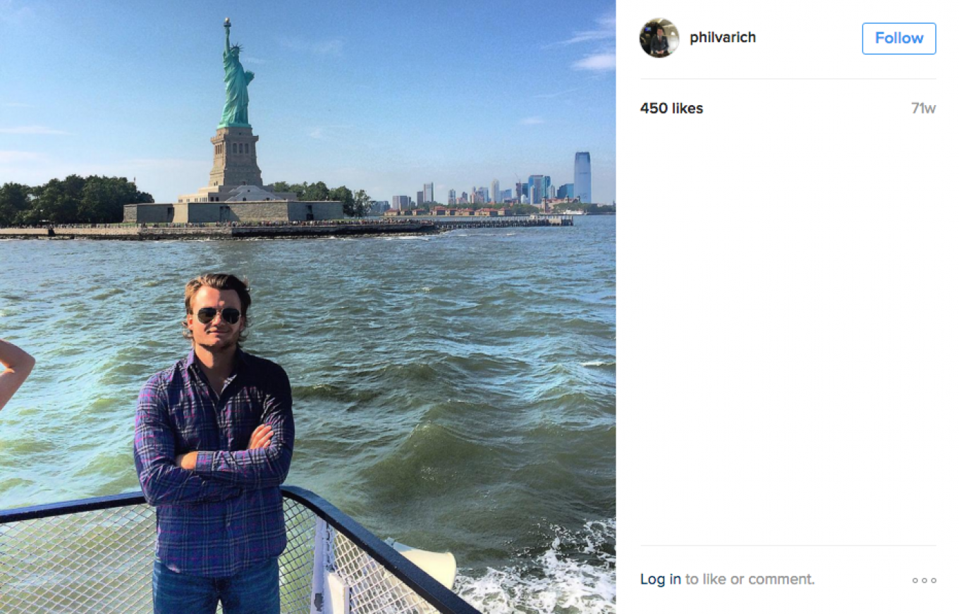
					Varychenko has also embraced Kadyrov's favorite expressive medium: Instagram.					 					@philvarich / Instagram				