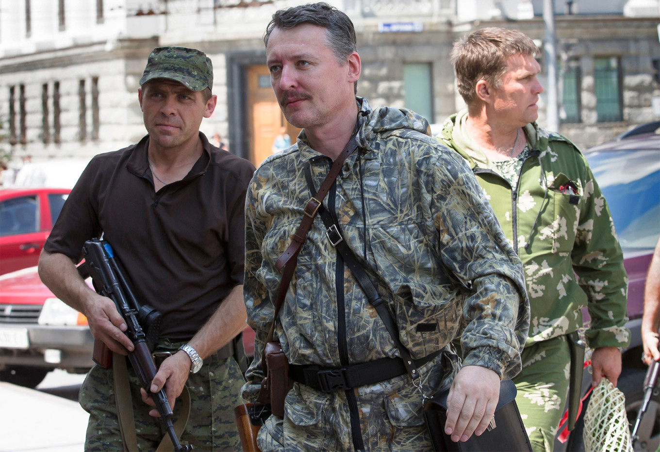 
					Igor Girkin also known as Igor Strelkov (С) on July 17, 2014.					 					Dmitry Lovetsky / AP / TASS				