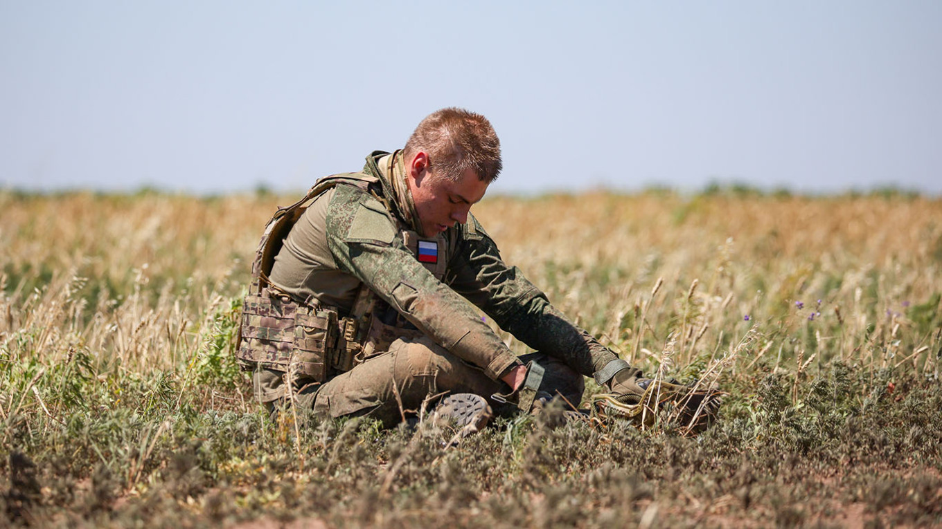 
					A training ground the Russian Southern Military District. 					 					Alexander Reka / TASS				