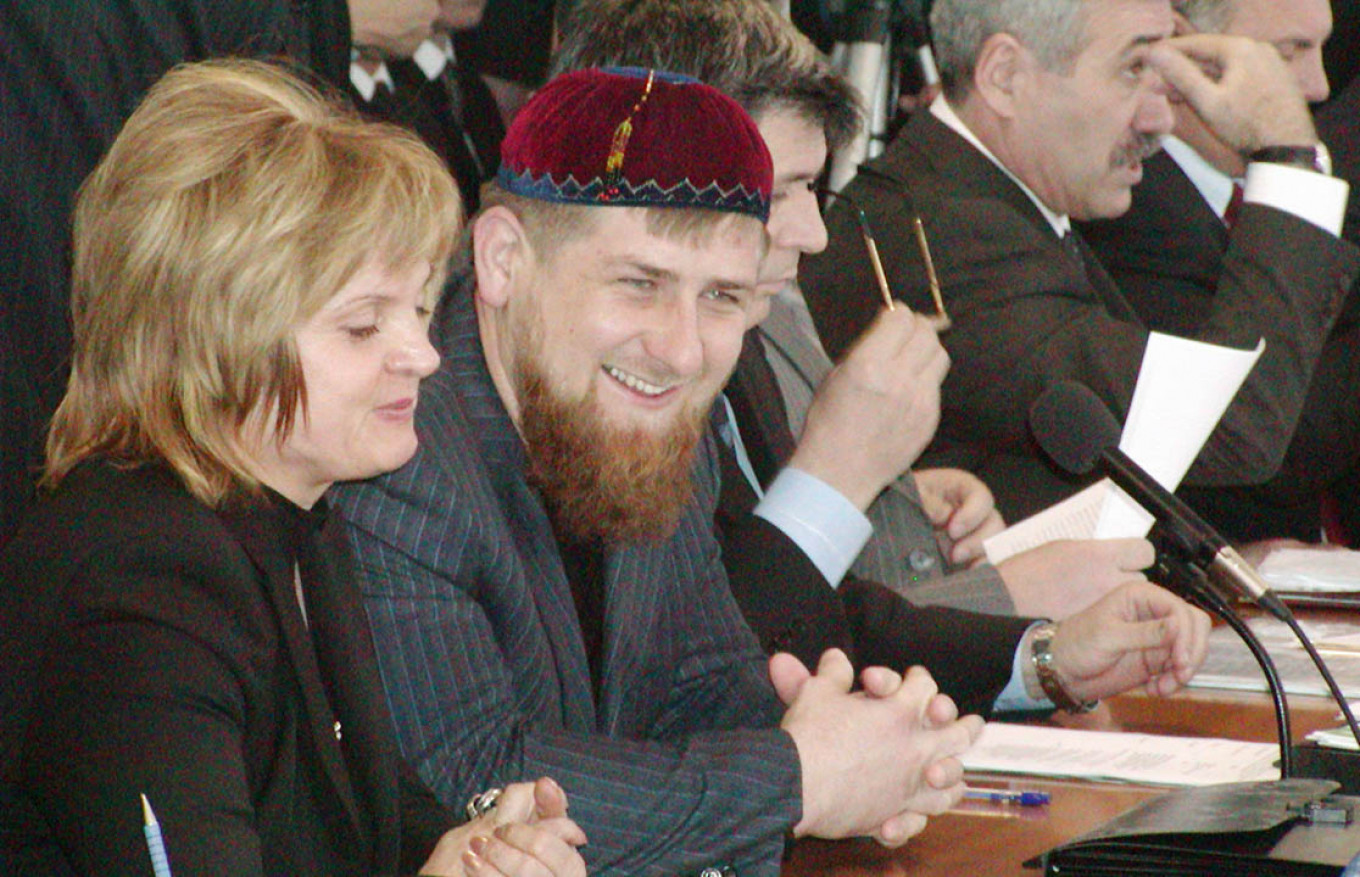 
					Pamfilova with Chechen leader Ramzan Kadyrov in 2005. 					 					Ruslan Yarikhanov / TASS				