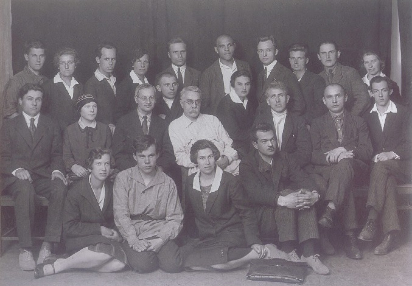 
					Sergei Tyutryumov (Front row, second from left)					 					The NKVD Investigative Prison Memorial Museum				