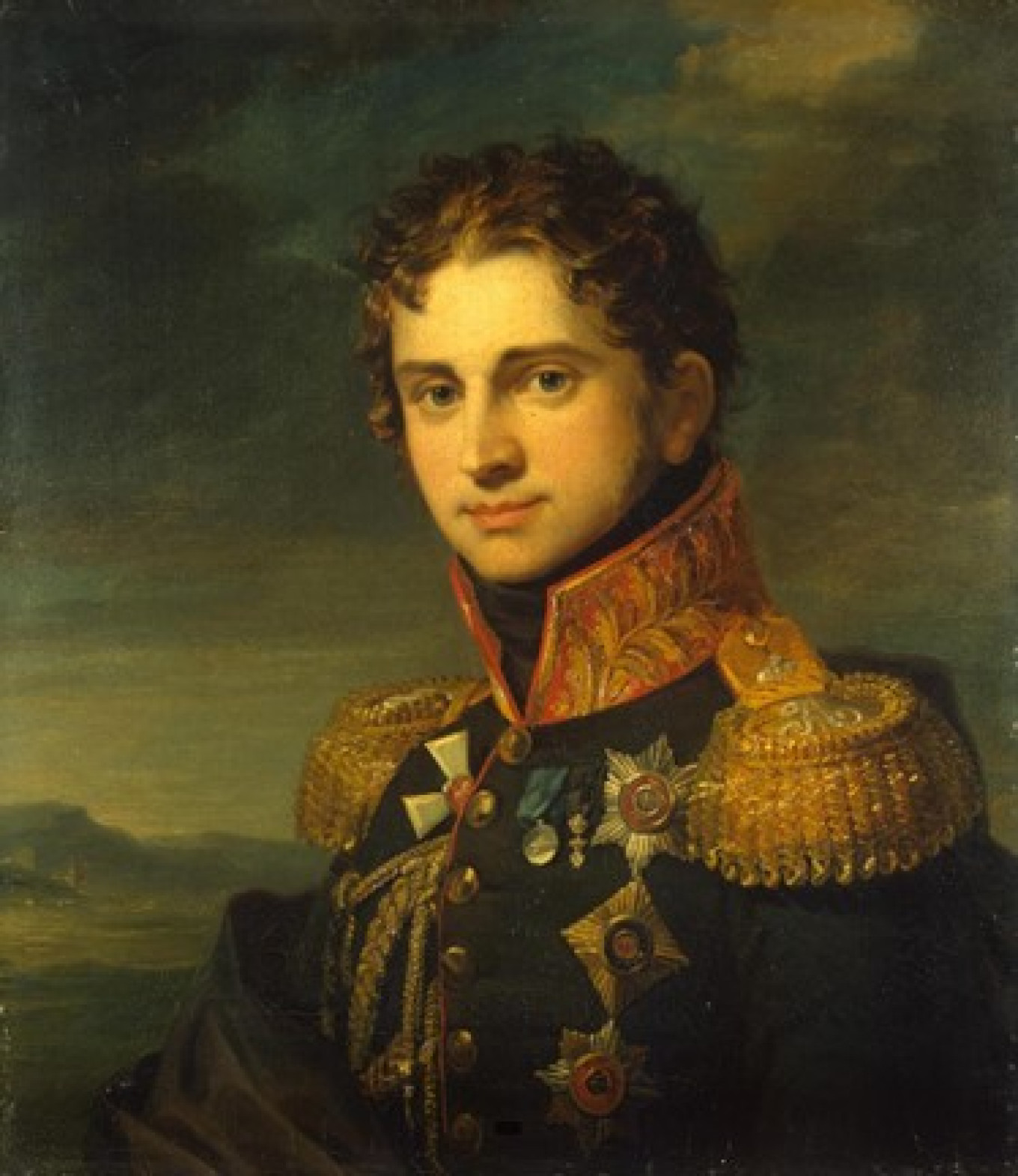 
					Portrait of Pavel A. Stroganov (1774-1817) by  George Dawe 					 					Wikicommons media				