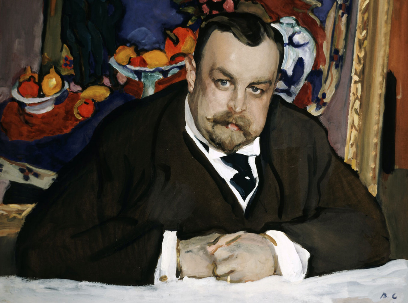 
					Valentin Serov, Portrait of the collector of modern Russian and French painting Ivan Morozov, Moscow, 1910.					 					Louis Vitton Foundation				