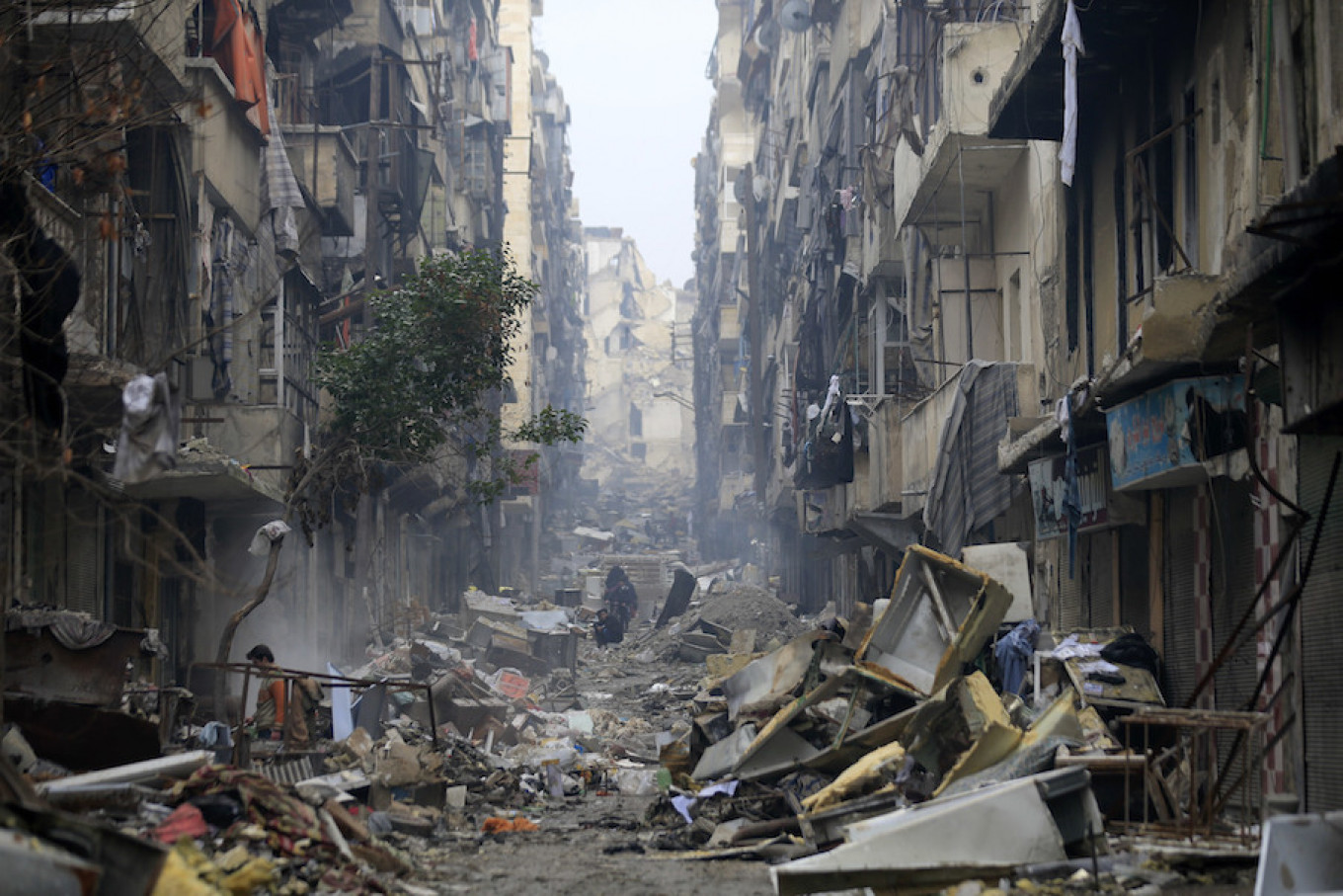 
					A view of Aleppo, Syria.					 					Hassan Ammar / AP				