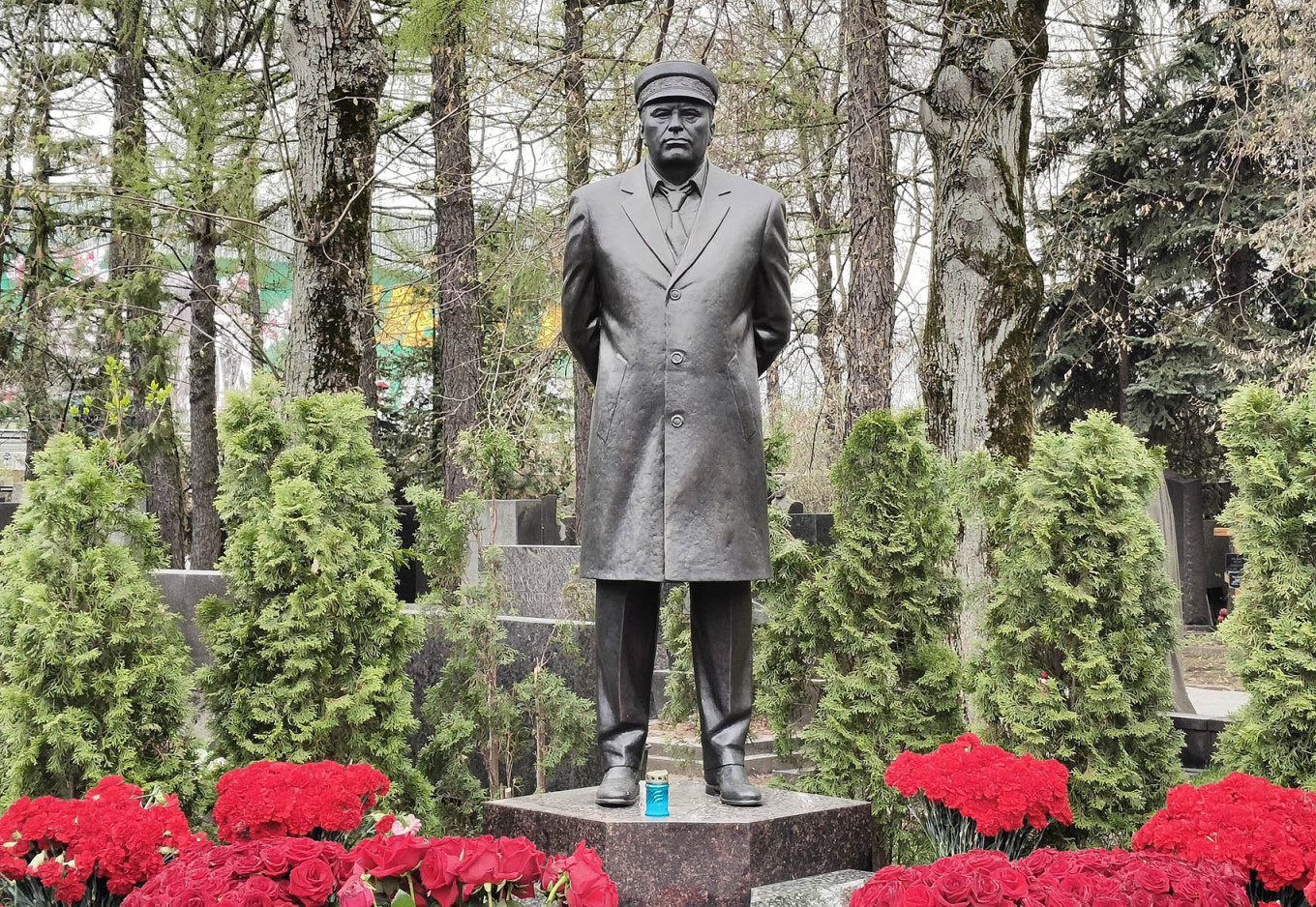 
					Vladimir Zhirinovsky's grave at Novodevichy Cemetery in Moscow.					 					Moskva News Agency				