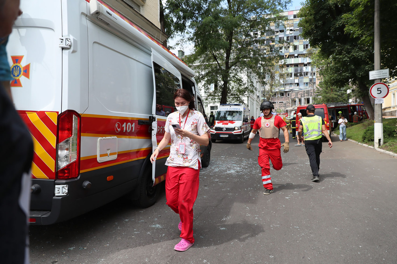 In Photos: Okhmatdyt Children&s Hospital After Russian Strike