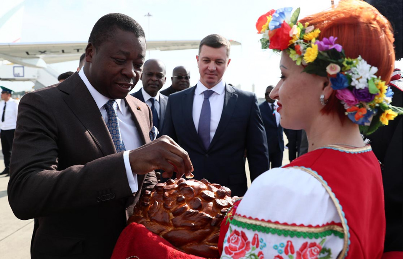 african leaders visit to russia