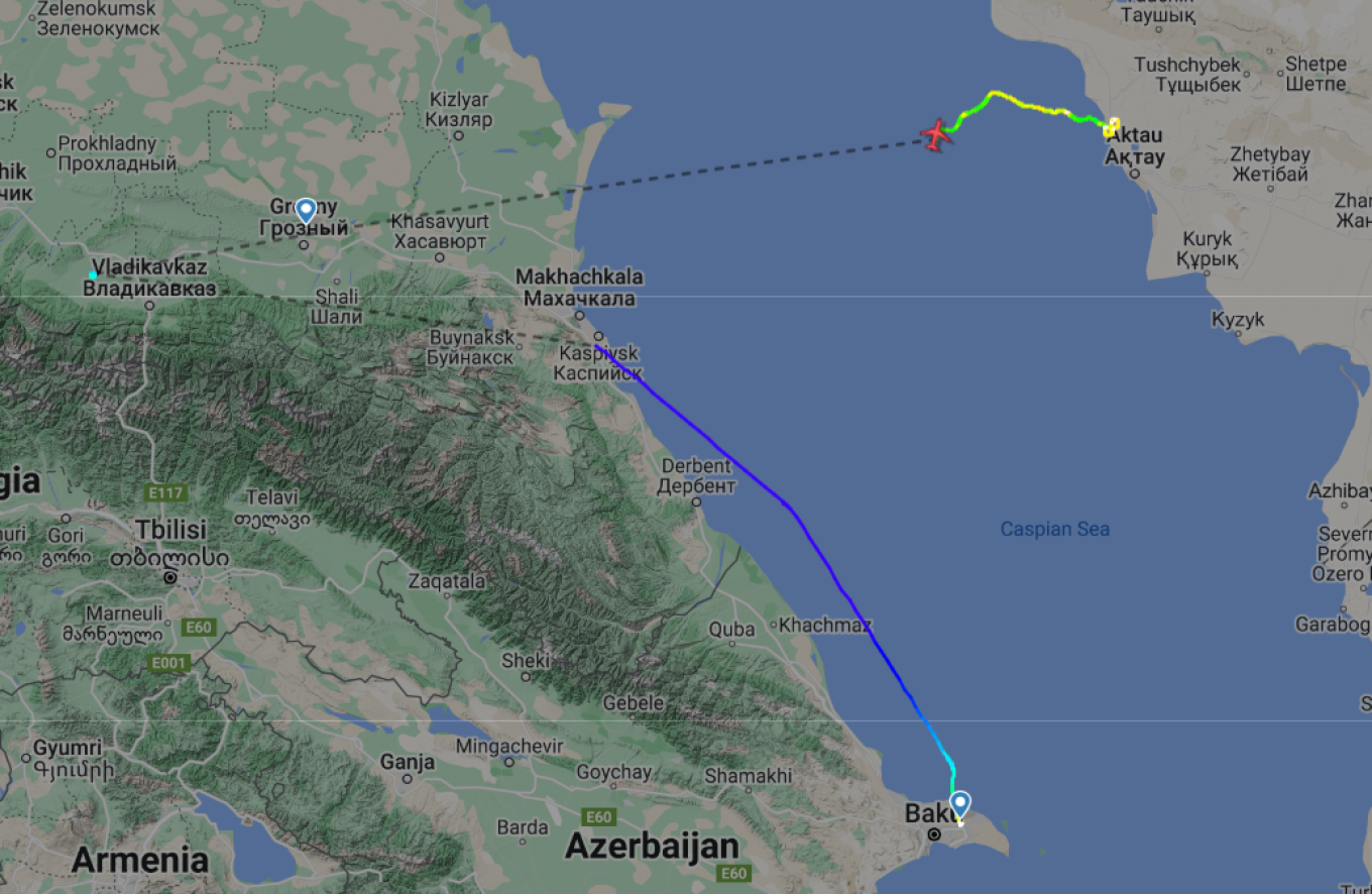 
					Tracking of Azerbaijan Airlines Flight 4K-AZ65					 					Flight Radar 24				