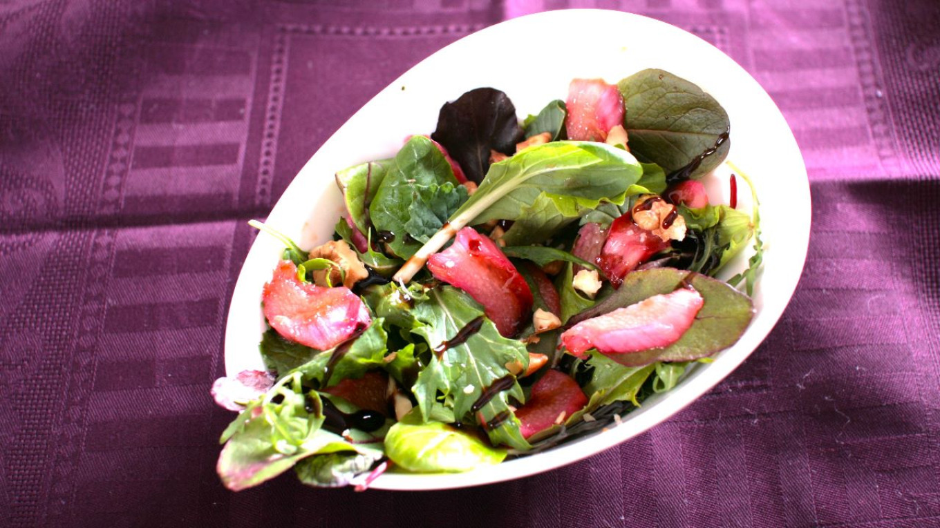 
					Rhubarb salad					 					Pavel and Olga Syutkin				