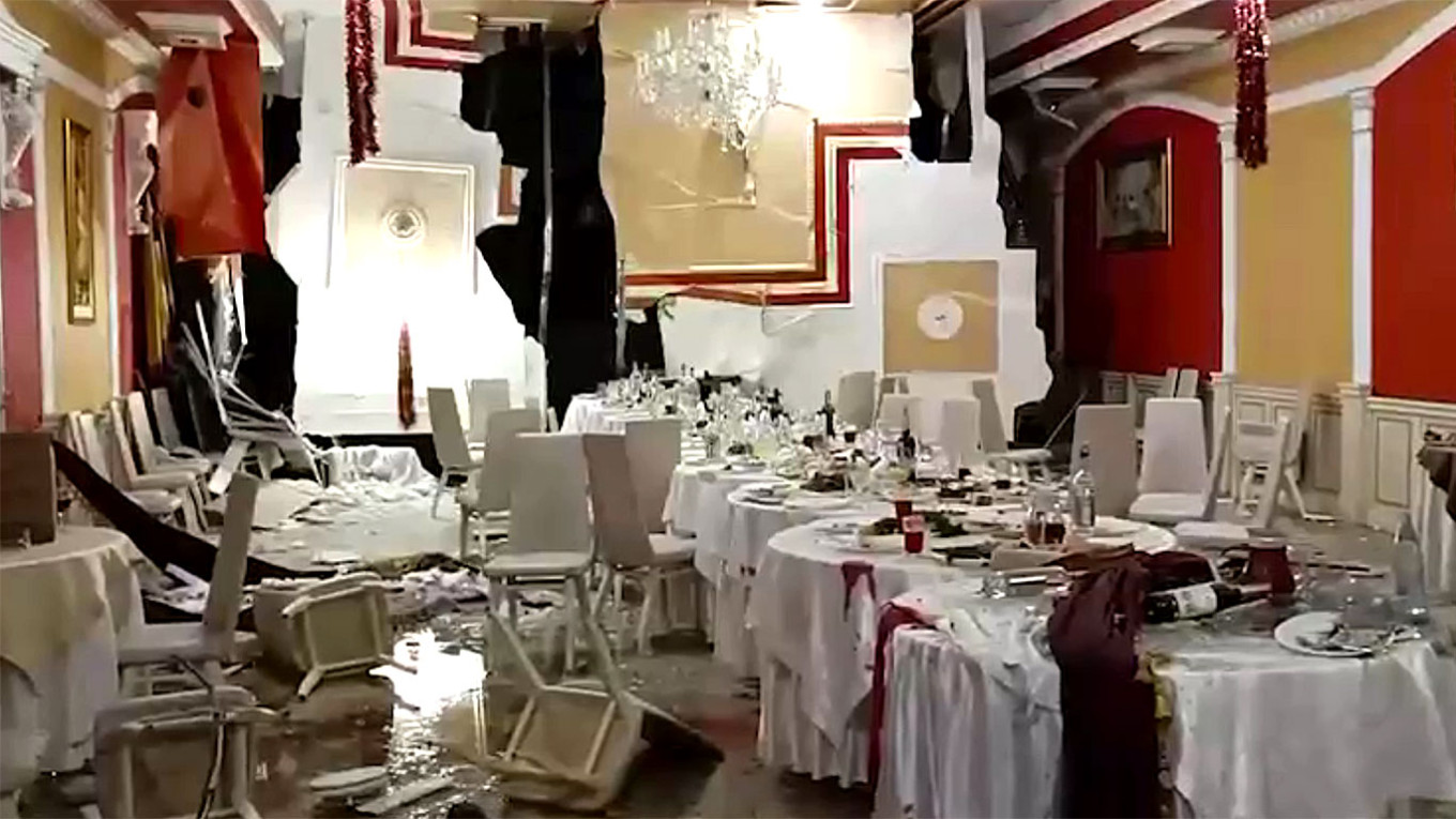 The Shesh-Besh cafe in Donetsk, where Rogozin was allegedly wounded. t.me/KremlinRussian