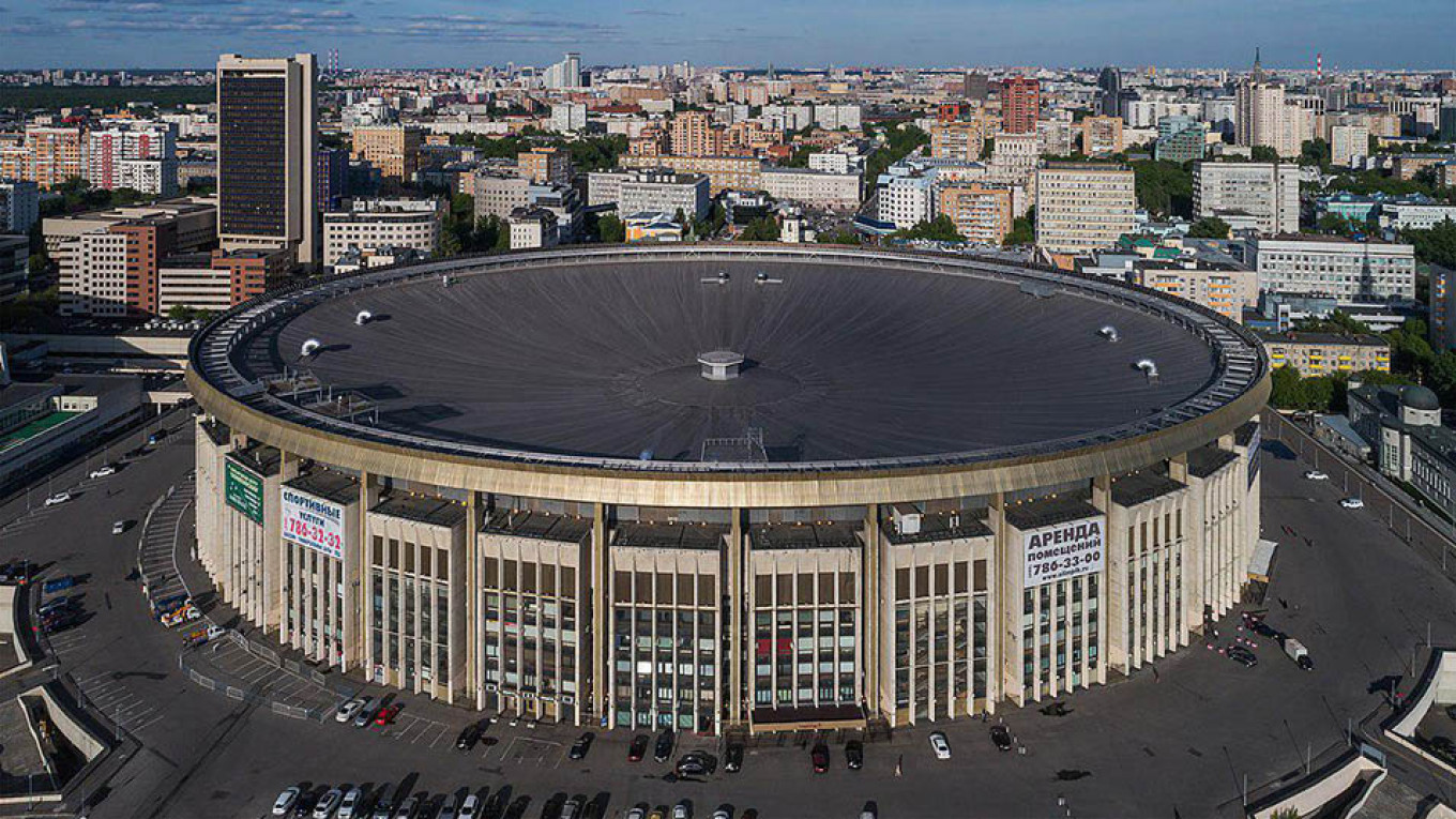 
					Moscow’s Olympiisky Stadium, built for the 1980 Summer Olympics, is now a mall.					 					Wikicommons				