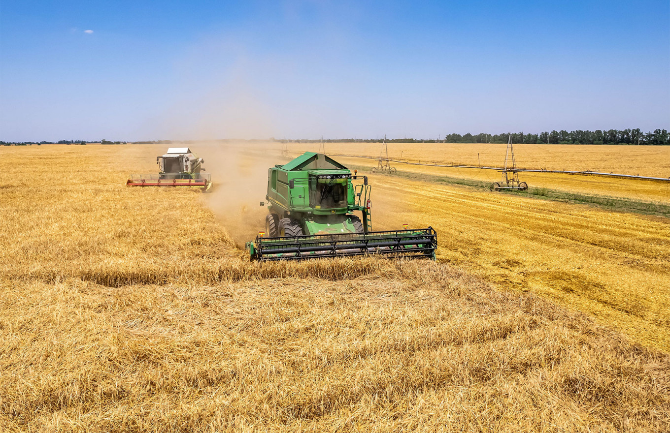 Bitter Harvest: Russia Gathers Grain in Occupied Ukraine