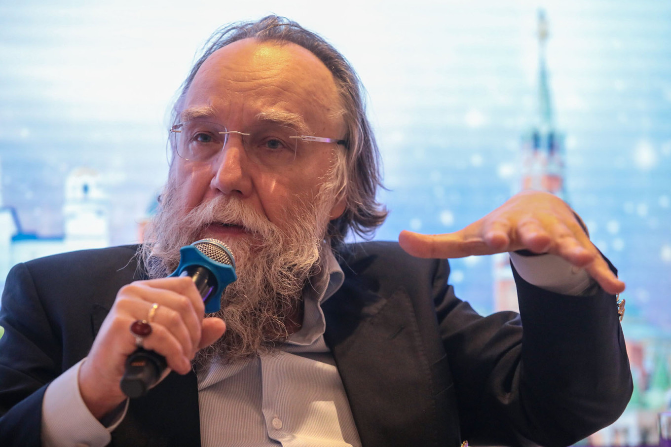 Alexander Dugin at the Forum of the Future 2050. Arthur Novosiltsev / Moskva News Agency