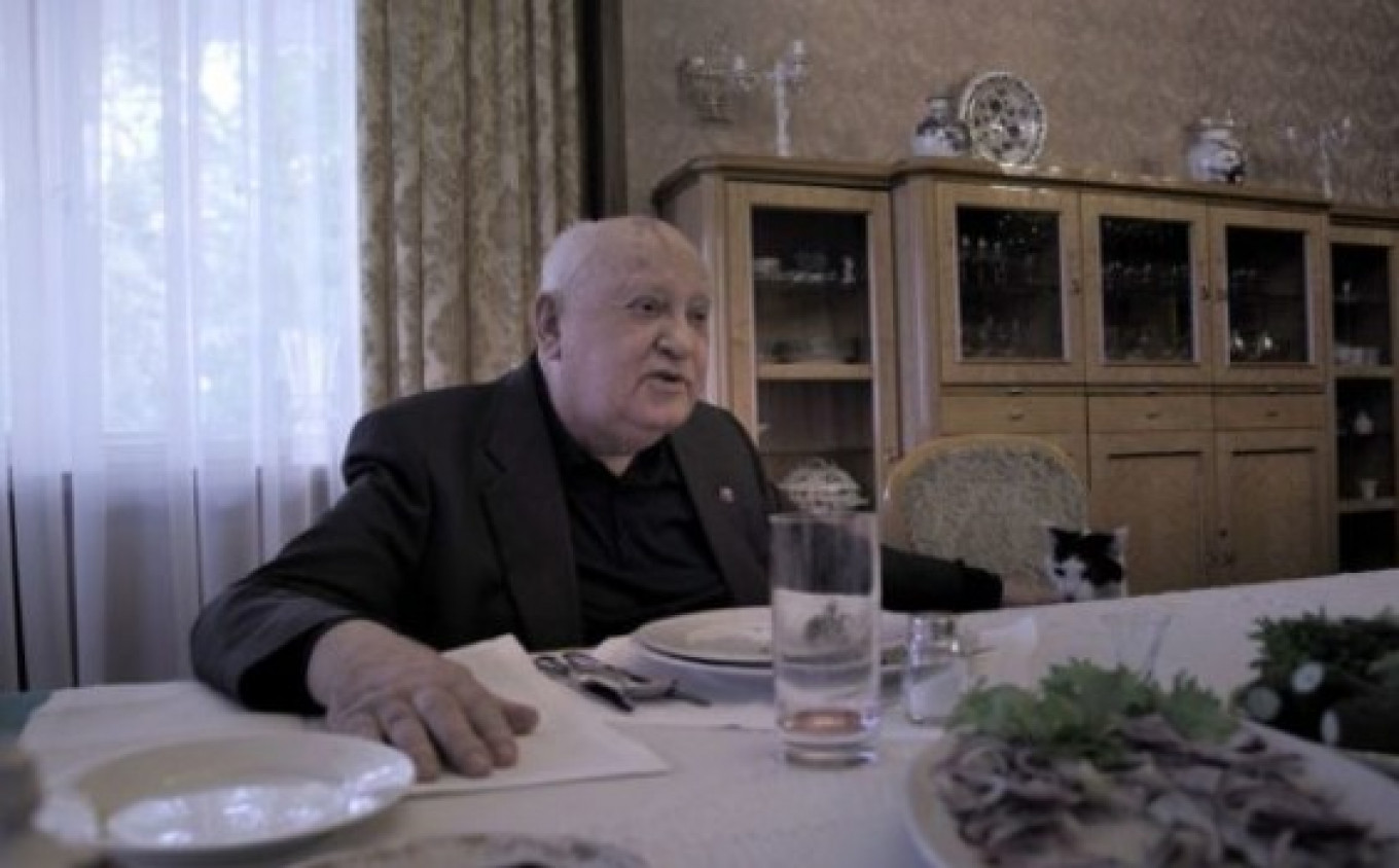 
					Still from Mansky's "Gorbachev. Heaven."					 					Courtesy of Pioner Theater				