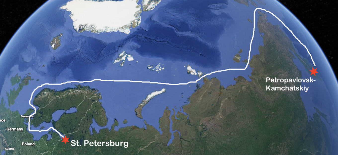 
					From Kamchatka, the “Sevmorput” has sailed via the Arctic en route to St. Petersburg.					 					The Barents Observer				