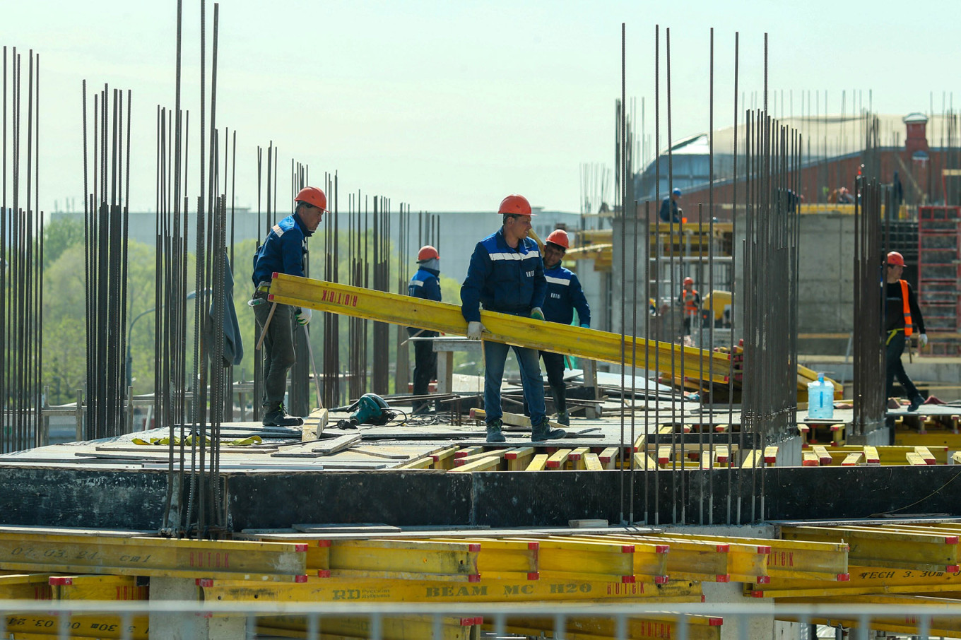 
					A construction site in Moscow.					 					Vasily Kuzmichenok / Moskva News Agency				