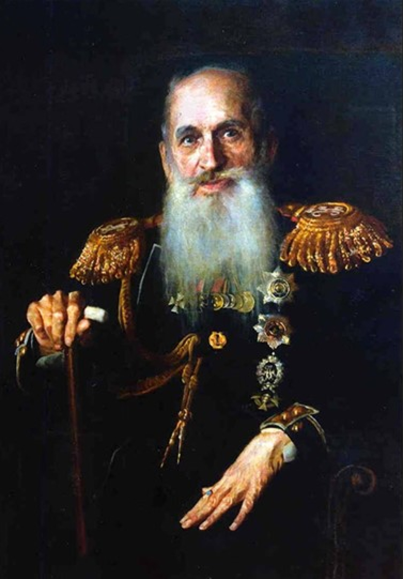 
					Portrait of Alexander Grigorievich Stroganov (1795-1891) by N. Kuznetsov					 					Wikicommons media				