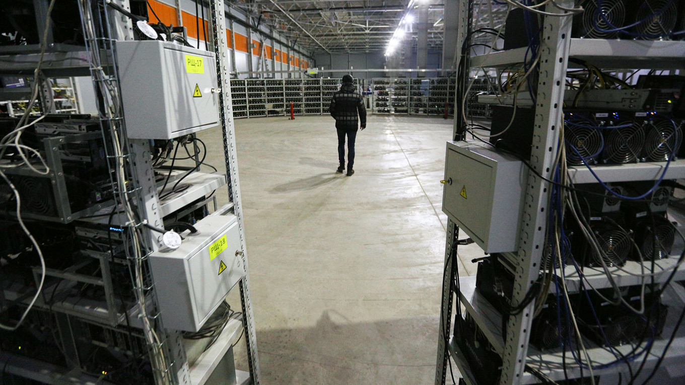 
					Cryptocurrency mining farm in Moscow.					 					Kirill Zykov / Moskva News Agency				