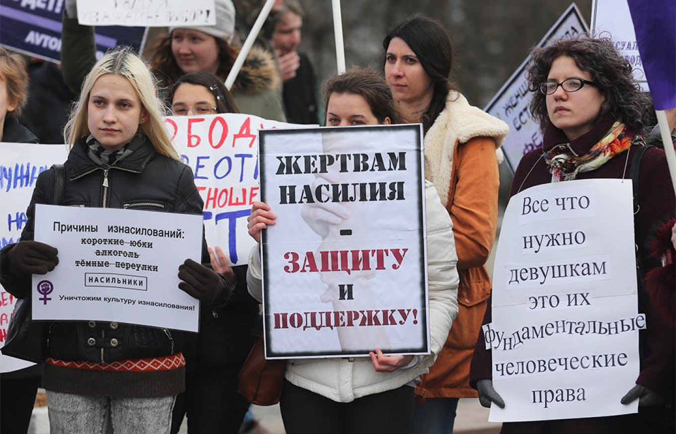 Nine Months After New Domestic Violence Law Russian Women Still Struggle
